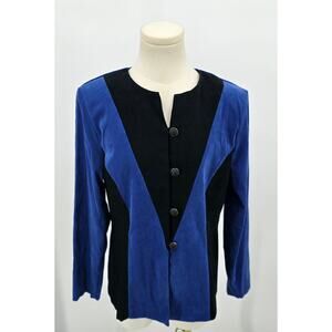Kathie Lee Collection Vintage 80s-90s Colorblock Blazer Jacket